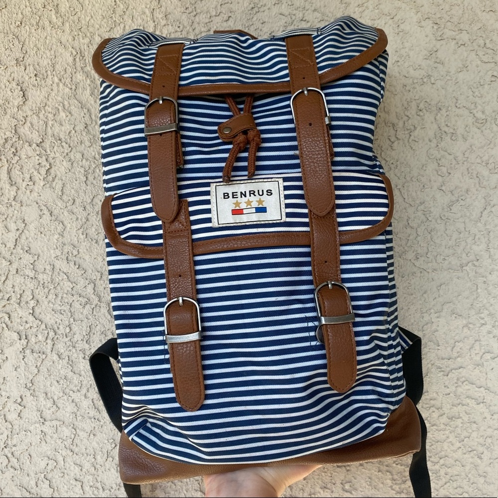 Benrus Striped Backpack
